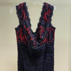 Red ad Black Cocktail Dress